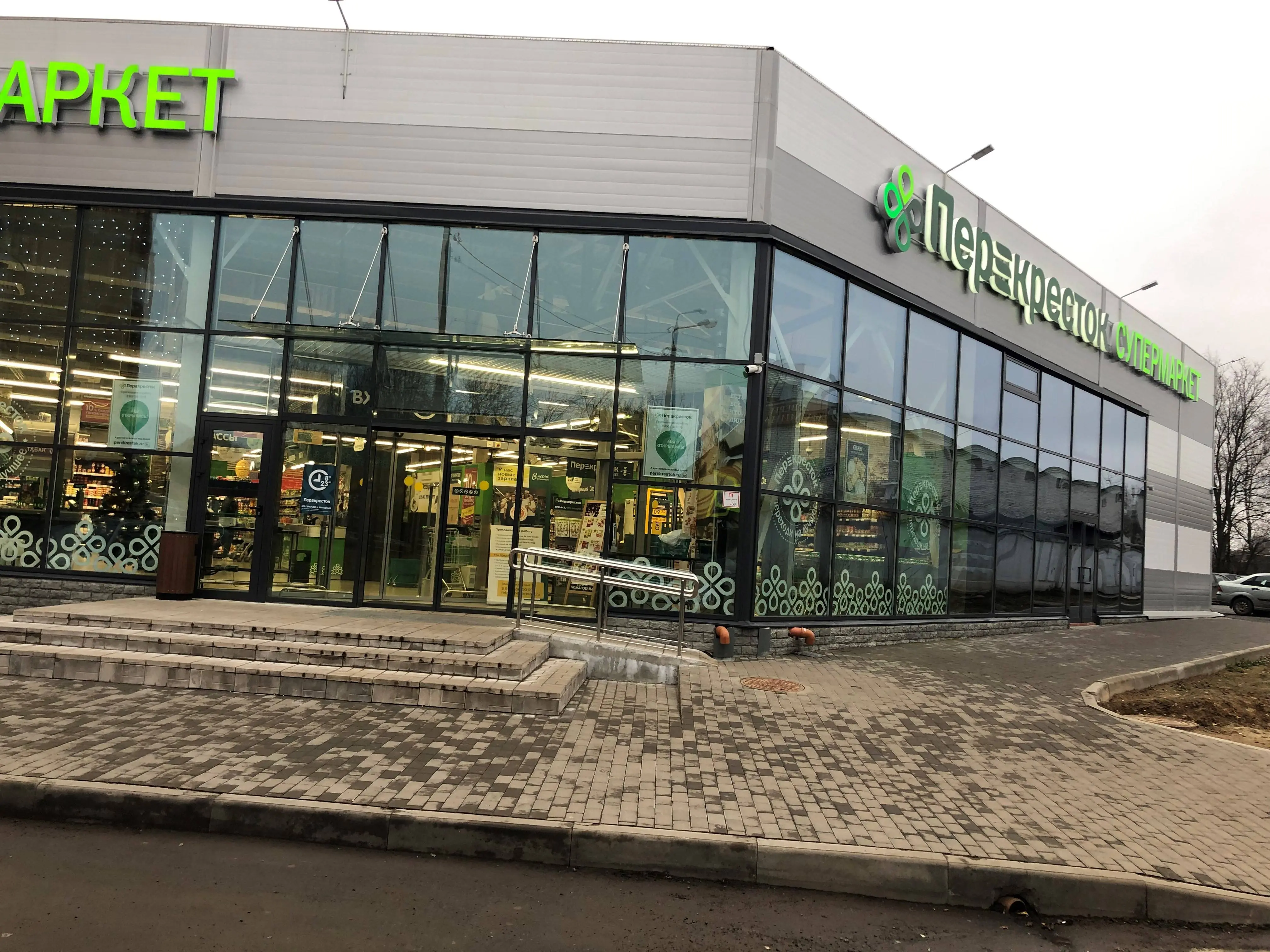 ПК «Веста» объявляет о завершение строительства быстровозводимого магазина 27 х 62 х 7.2 ПЯТЕРОЧКА в г. Пушкино, Россия