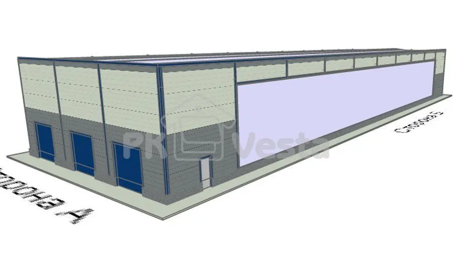 ПК «Веста» объявляет о завершение строительства быстровозводимого магазина 27 х 62 х 7.2 ПЯТЕРОЧКА в г. Пушкино, Россия