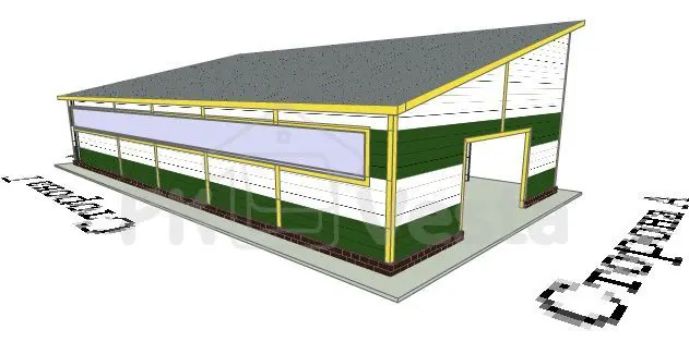 ПК «Веста» объявляет о заказе быстровозводимого промышленного цеха и мини-склада в г. Калуга, Россия