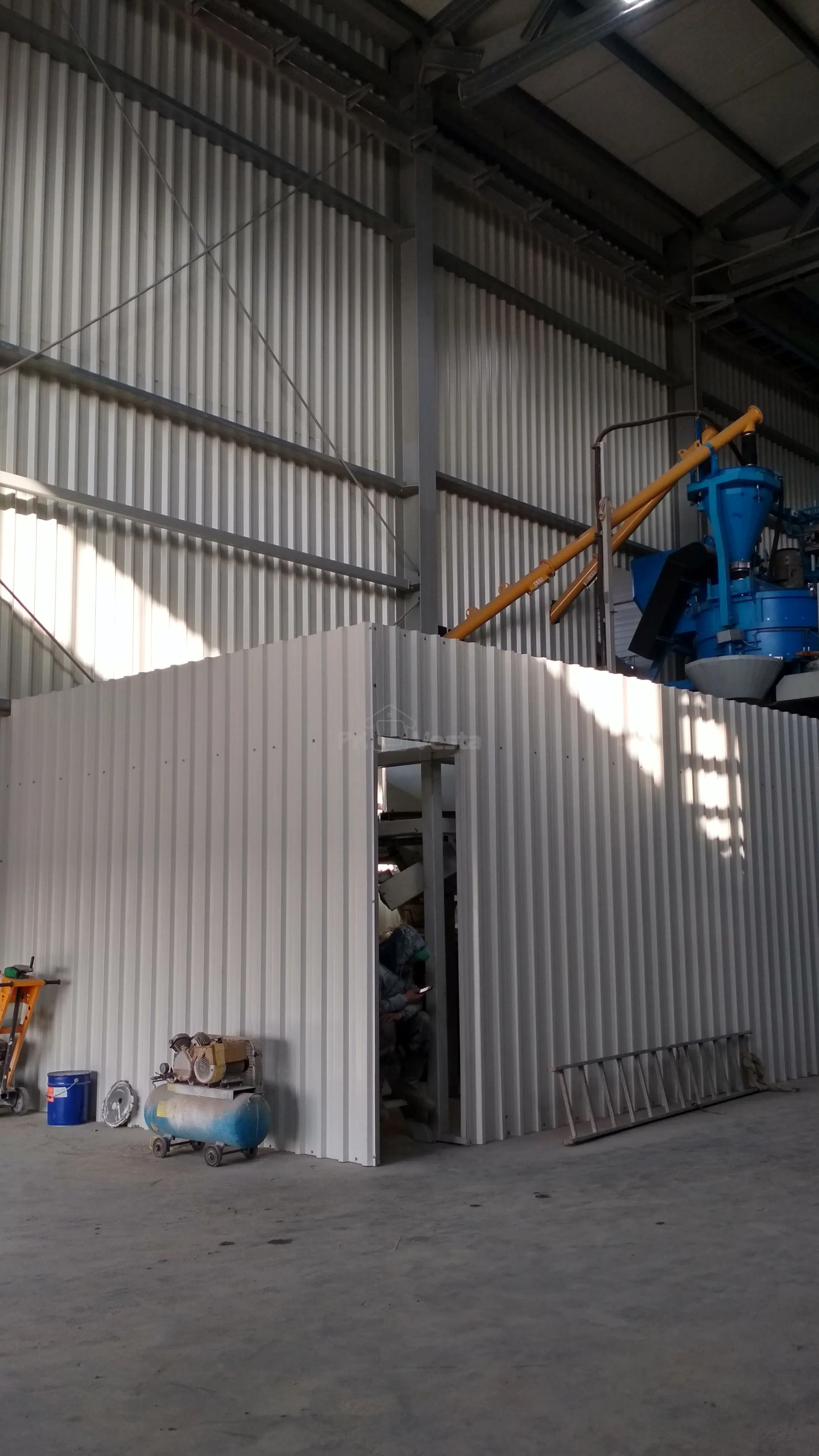 ПК Веста объявляет о завершение монтажа быстровозводимого промышленного комплекса/Складов 42Ш х 48Д х 11В по изготовлению дорожной плитки в г. Астана, Казахстан