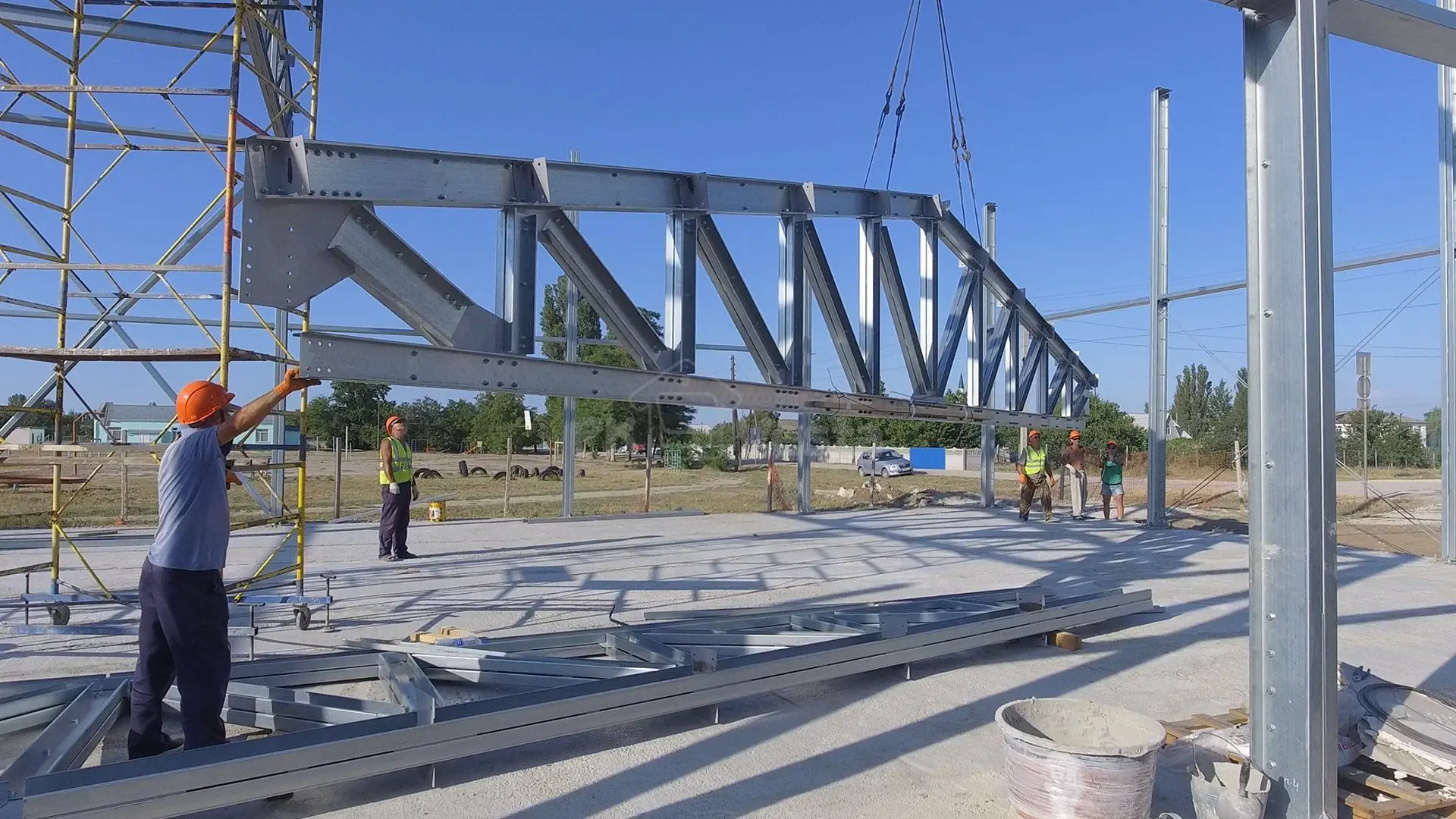 ПК «Веста» объявляет о презентации первого детского спорт зала 15 х 30 х 4.2/7 главе республики Крым в России - Сергею Аксенову