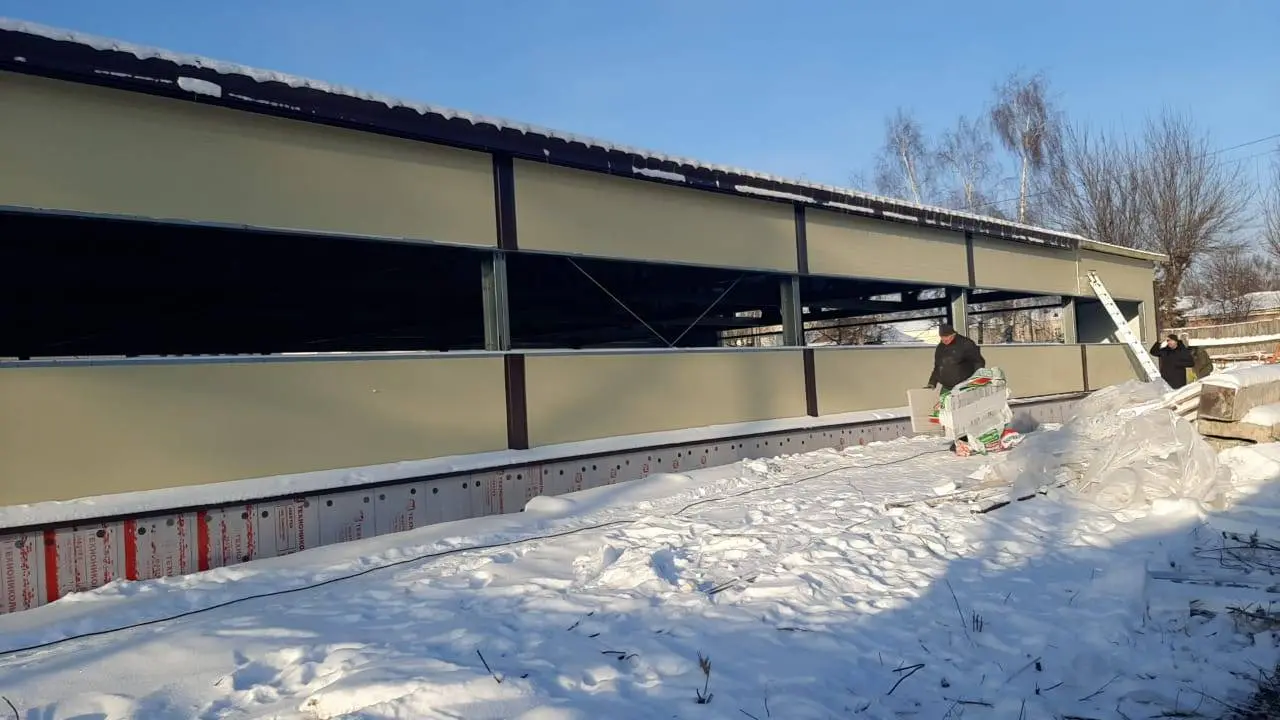 Завод ПК Веста объявляет о заказе быстровозводимого магазина 18х36х3 в г. Рязань, Россия