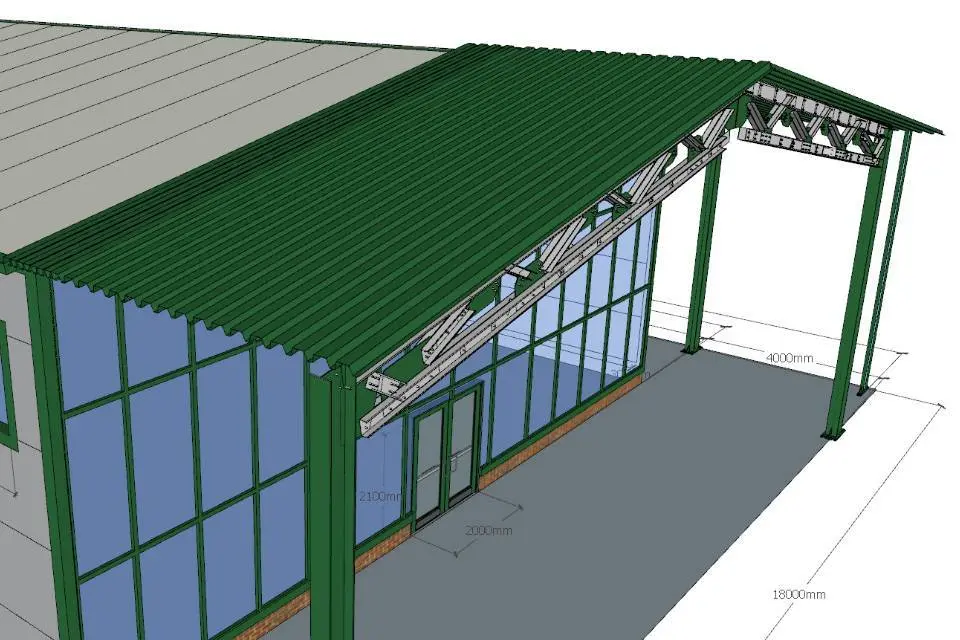 Завод ПК Веста объявляет об экспортном заказе быстровозводимого магазина 18х24х6 в г. Могилев, Беларусь