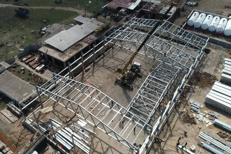 133. Быстровозводимый магазин и склад 30х60х6 из ЛСТК в г. Махачкала, Россия