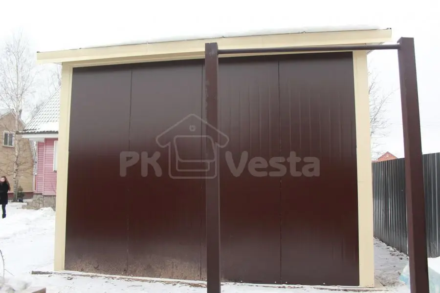 ПК «Веста» объявляет о введении в эксплуатацию быстровозводимого гаража в Московском регионе, Россия