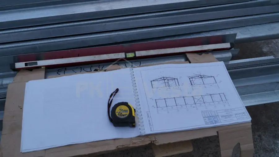 ПК «Веста» объявляет о завершении монтажа каркаса для быстровозводимого завода по изготовлению корма для рыб в г. Тула, Россия