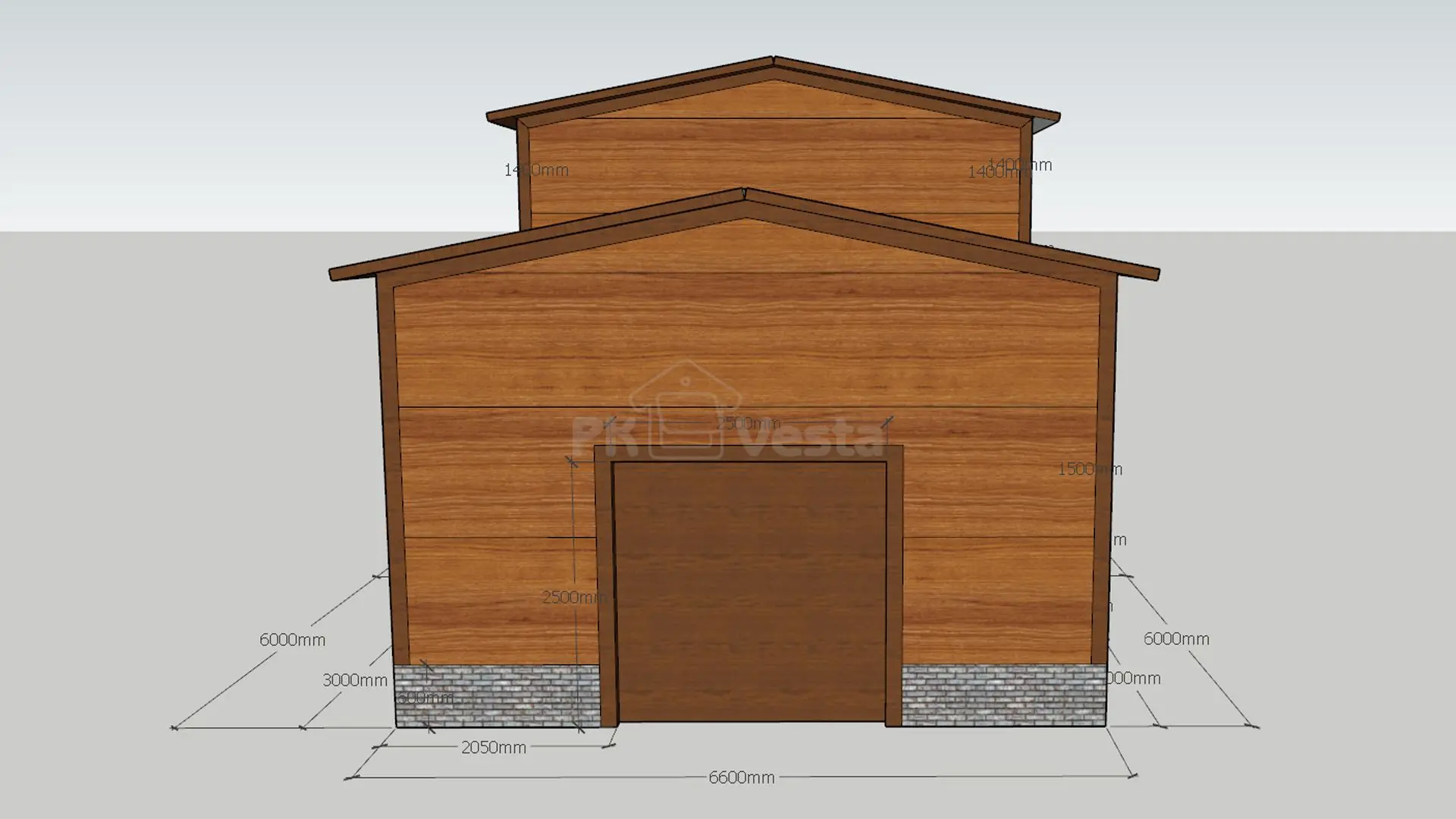 ПК Веста заявляет о заказе быстровозводимого офиса и продуктового магазина/Кафе 6.6Ш х 10.8Д х 6В из ЛМК в г. Петропавловск Камчатский, Россия