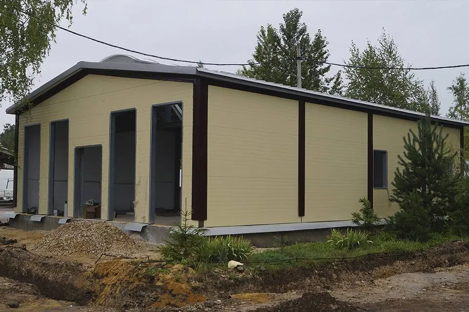 Завод ПК Веста объявляет о заказе и монтаже быстровозводимого офиса 10х14х3 в г. Тула, Россия