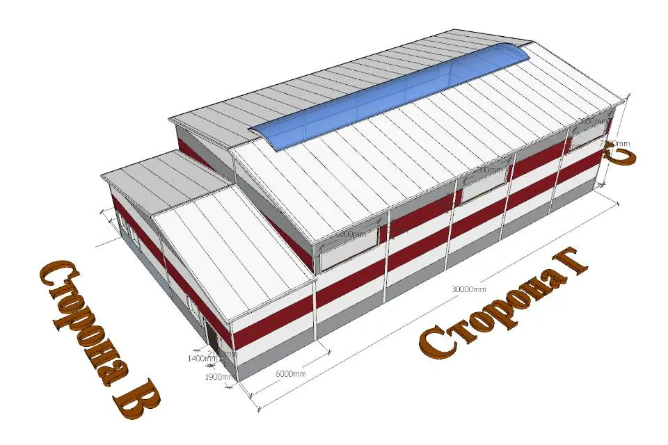 Завод ПК Веста объявляет об экспортном заказе быстровозводимого типового спортивного зала 15х30х7.2 в г. Цхинвал, республика Южная Осетия.