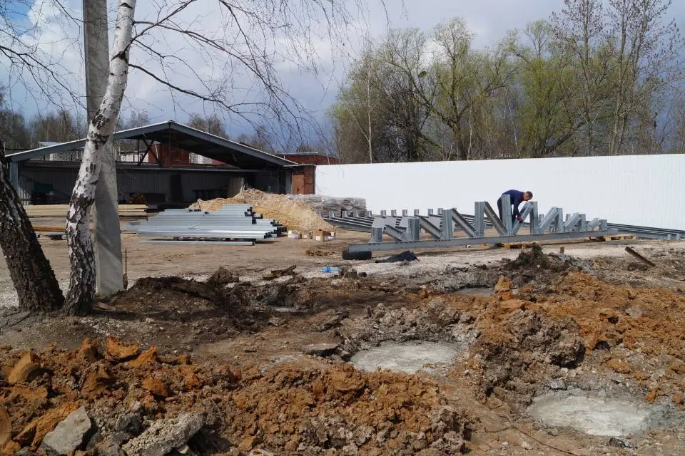 Завод ПК Веста объявляет о заказе и монтаже быстровозводимого офиса 10х14х3 в г. Тула, Россия