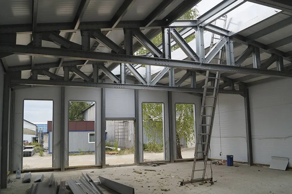 Завод ПК Веста объявляет о заказе и монтаже быстровозводимого офиса 10х14х3 в г. Тула, Россия