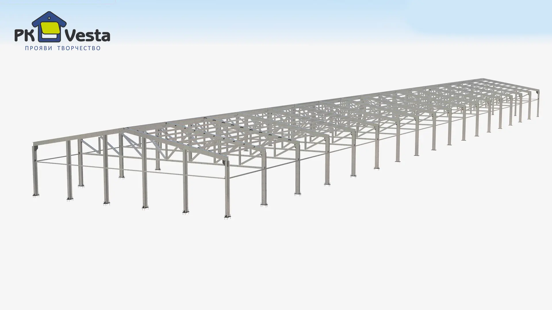 Сообщаем об экспортном заказе быстровозводимой облегченной  надстройки 20Ш х 102Д х 1В (2 040кв.м.) из ЛСТК в г. Шымкент, Казахстан