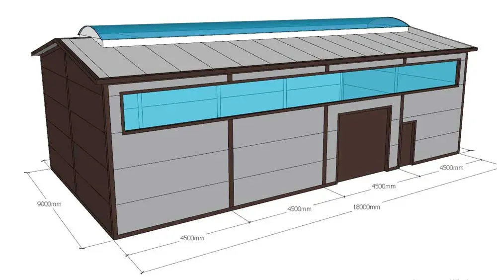 ПК Веста объявляет о заказе мини склада 9Ш х 18Дх 5В из ЛСТК для хранения кабельной продукции и электроники в г. Шатура, Россия