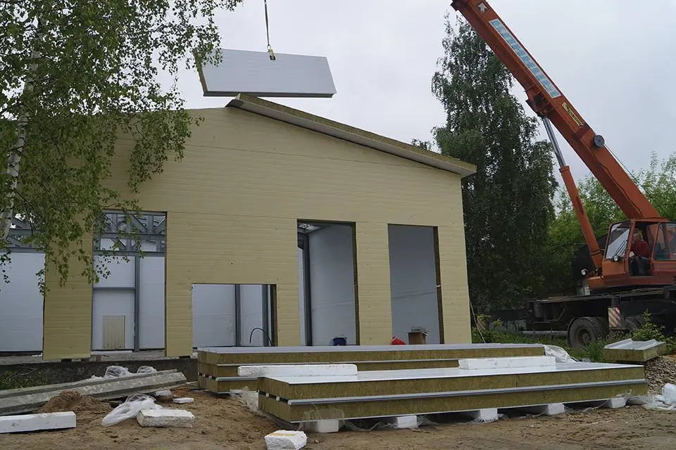 Завод ПК Веста объявляет о заказе и монтаже быстровозводимого офиса 10х14х3 в г. Тула, Россия