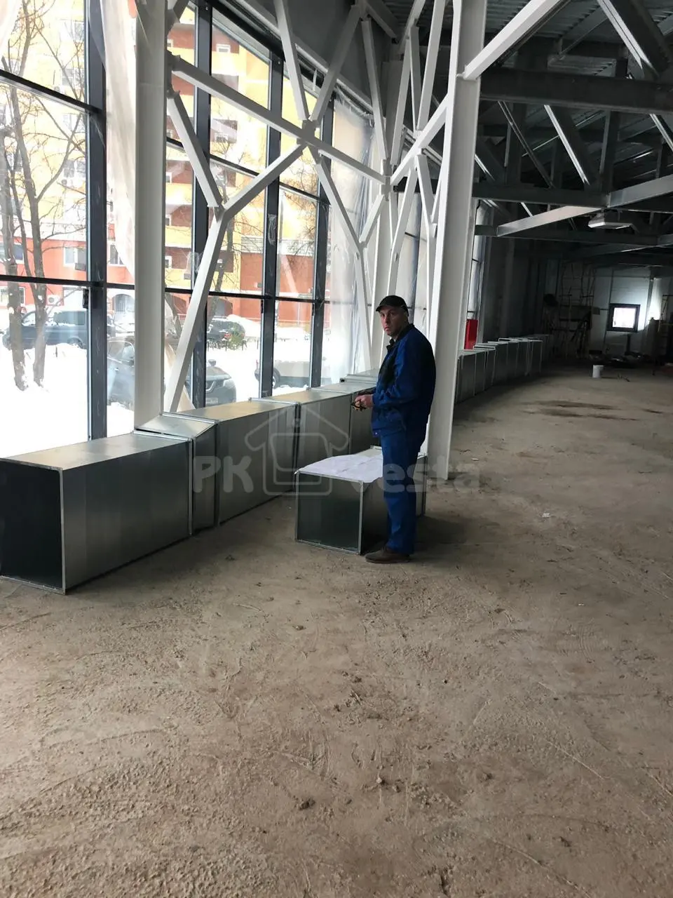 ПК «Веста» объявляет о завершение строительства быстровозводимого магазина 27 х 62 х 7.2 ПЯТЕРОЧКА в г. Пушкино, Россия