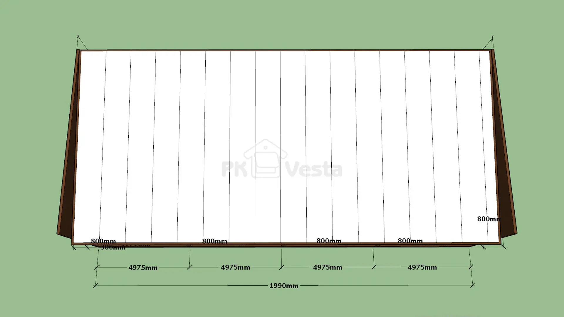ПК «Веста» объявляет о заказе быстровозводимой автомастерской 8.9 х 19.9 х 3.6 в г. Новомосковск, Россия