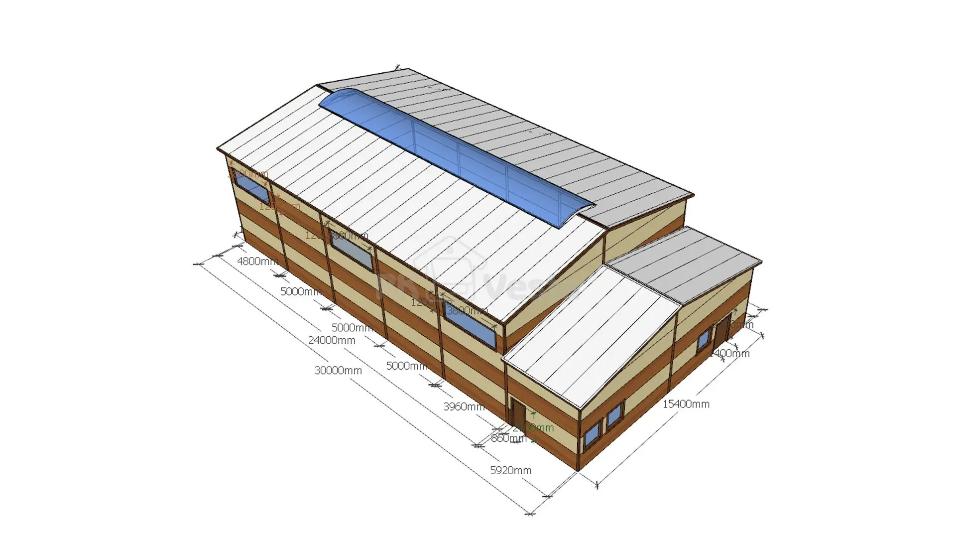 ПК Веста объявляет о заказе быстровозводимого спортивного зала 15 х 30Д х 7.2В в г. Симферополь, Крым, Россия