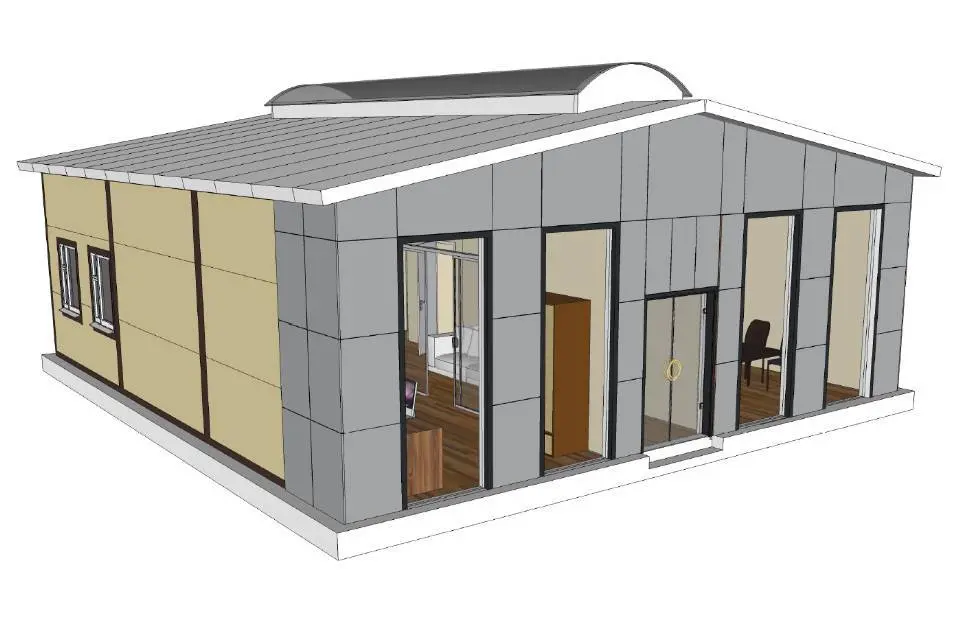 Завод ПК Веста объявляет о заказе и монтаже быстровозводимого офиса 10х14х3 в г. Тула, Россия