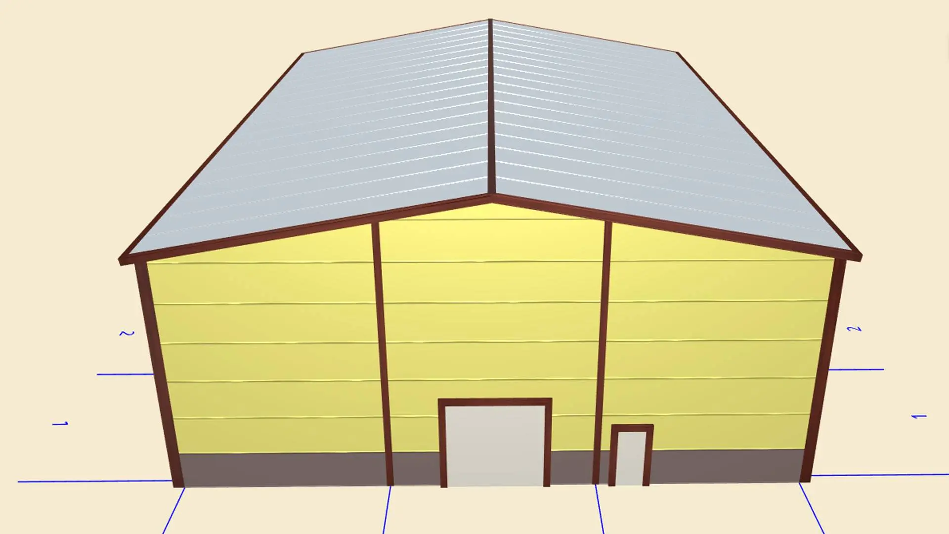 ПК Веста объявляет о заказе быстровозводимого магазина 18х24х7.2 в г. Ступино, Россия