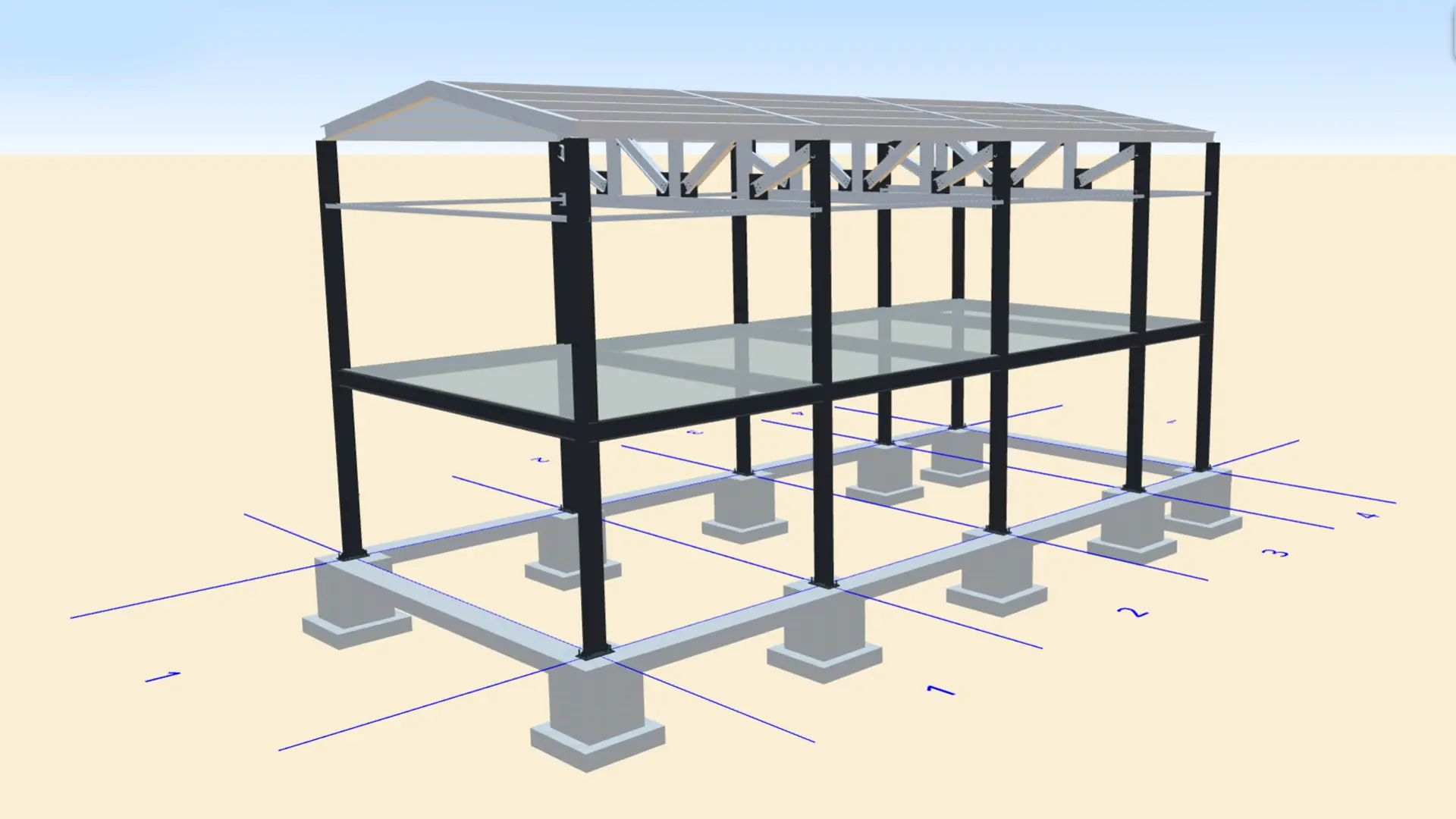 190. Быстровозводимый цех 8Ш х 18Д х 8В по изготовлению подвесного потолка в г. Пушкино, Россия 