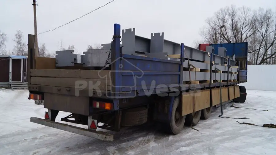 ПК «Веста» объявляет об отгрузке комплекта быстровозводимого склада в г. Саранск, Россия