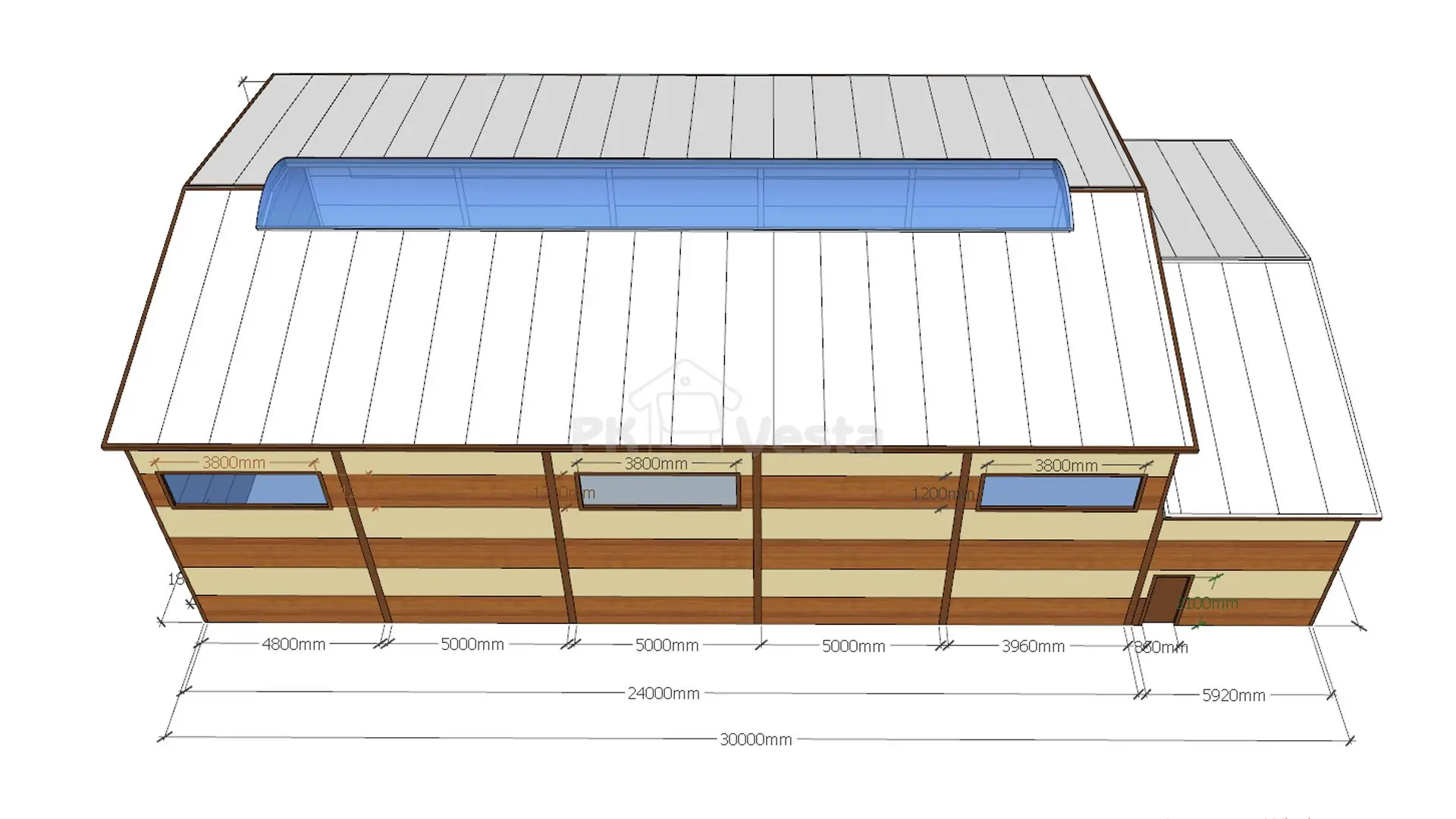 ПК Веста объявляет о заказе быстровозводимого спортивного зала 15 х 30Д х 7.2В в г. Симферополь, Крым, Россия