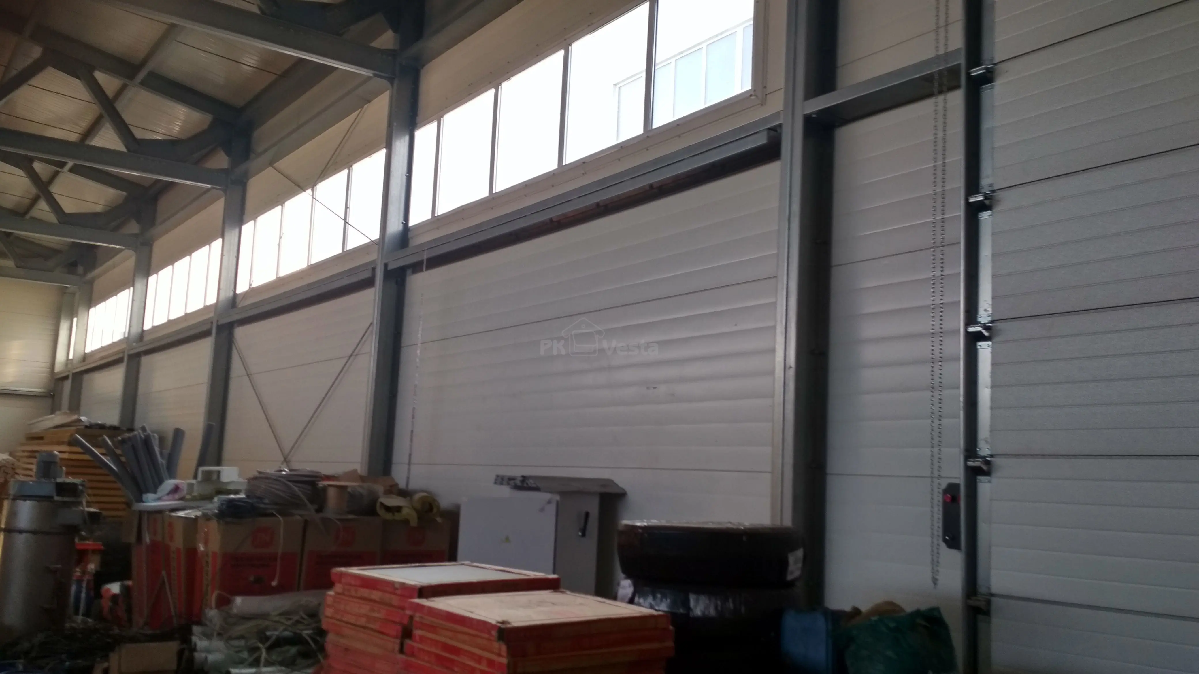 ПК Веста объявляет о завершение монтажа быстровозводимого промышленного комплекса/Складов 42Ш х 48Д х 11В по изготовлению дорожной плитки в г. Астана, Казахстан