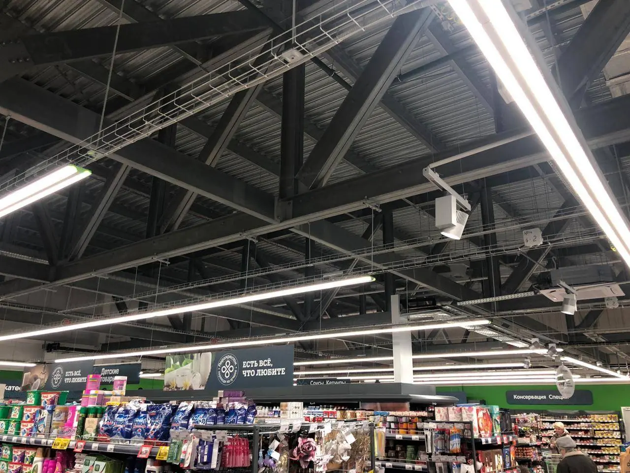 ПК «Веста» объявляет о завершение строительства быстровозводимого магазина 27 х 62 х 7.2 ПЯТЕРОЧКА в г. Пушкино, Россия