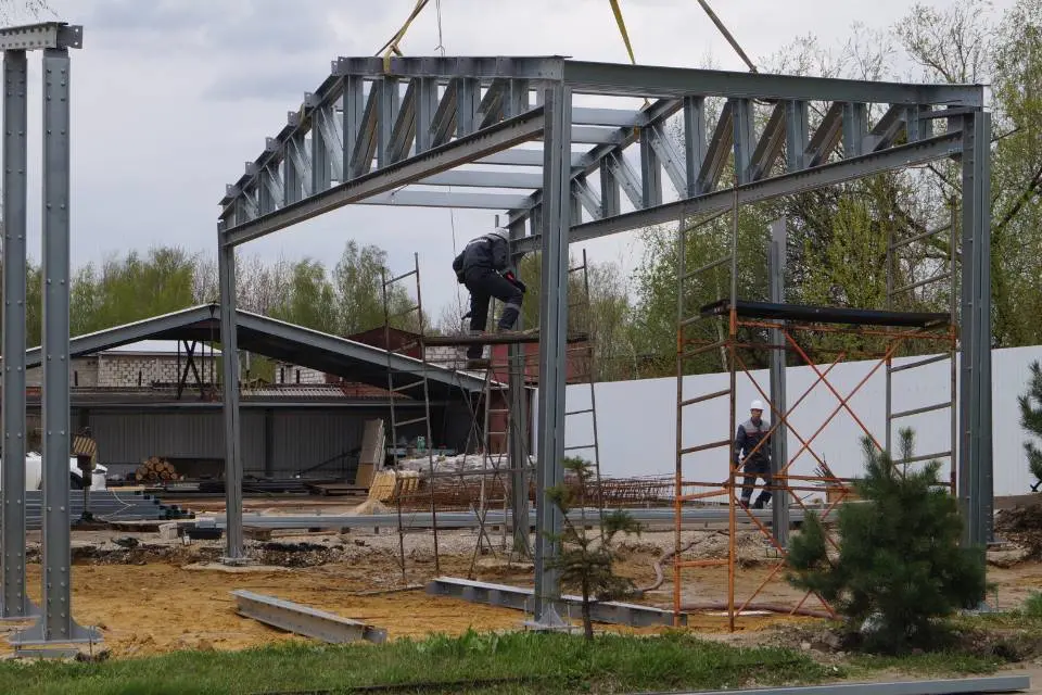 Завод ПК Веста объявляет о заказе и монтаже быстровозводимого офиса 10х14х3 в г. Тула, Россия