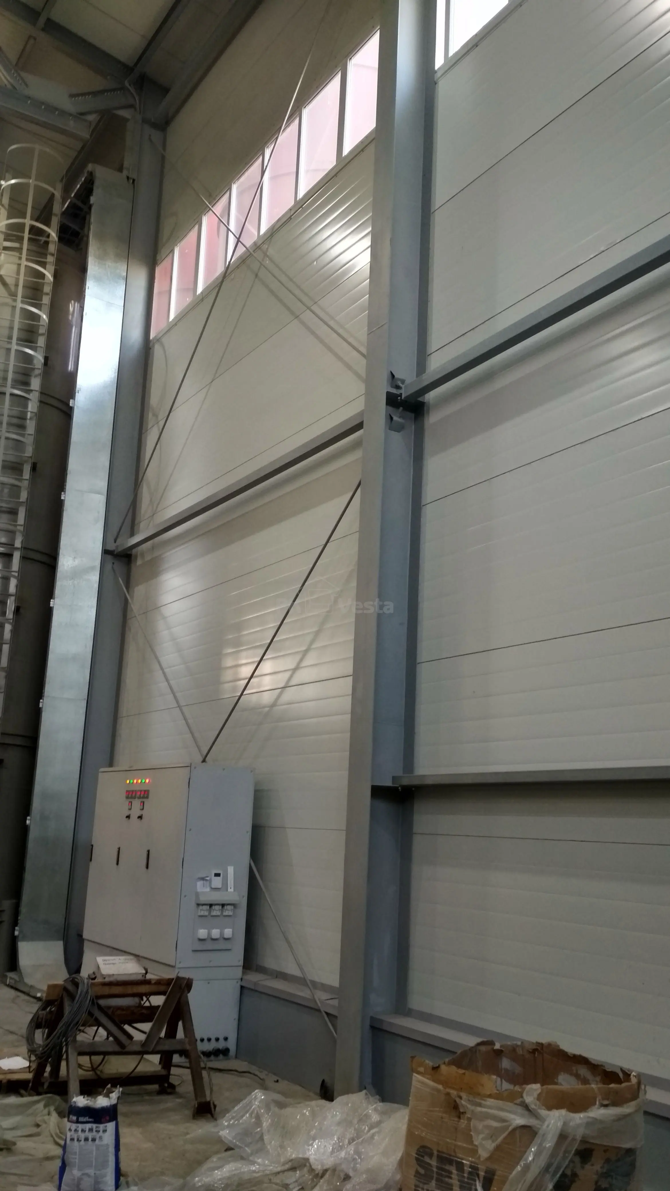 ПК Веста объявляет о завершение монтажа быстровозводимого промышленного комплекса/Складов 42Ш х 48Д х 11В по изготовлению дорожной плитки в г. Астана, Казахстан