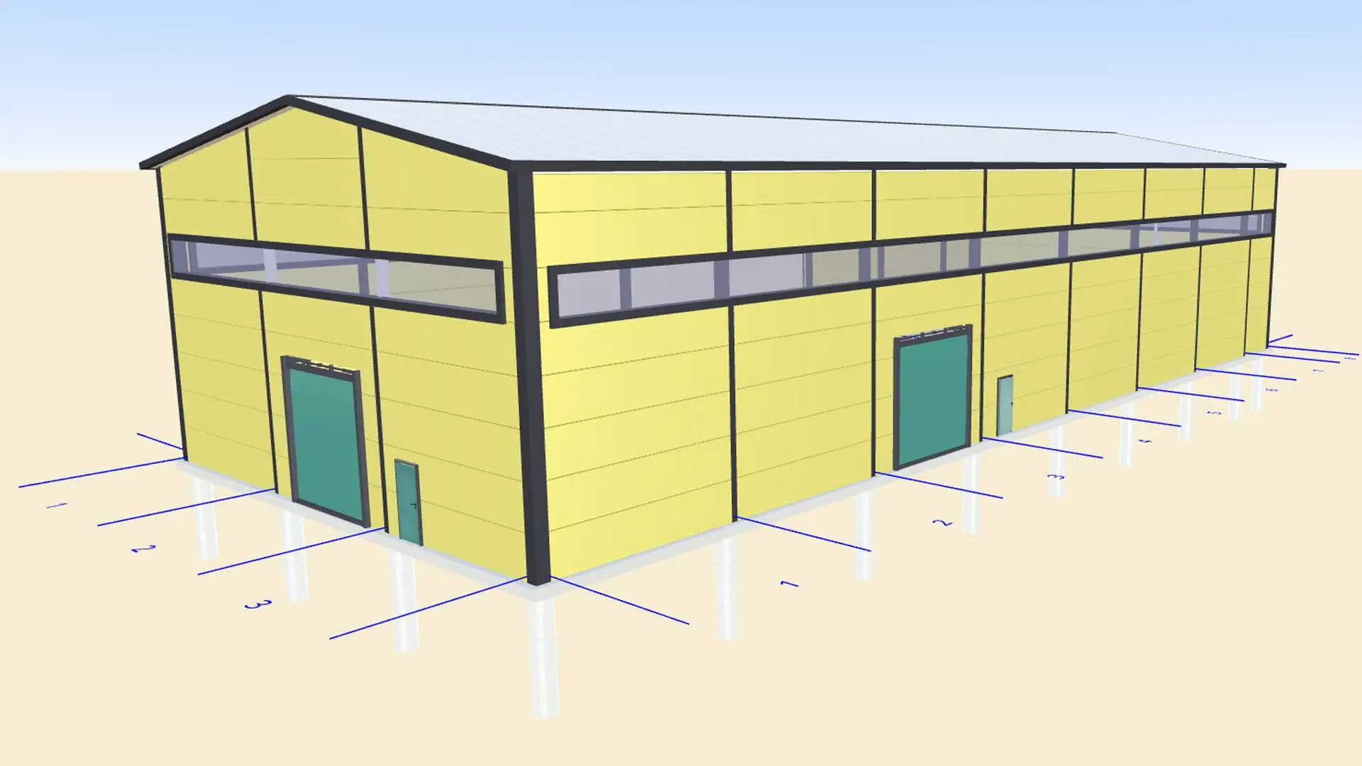 ПК Веста объявляет о заказе быстровозводимого цеха 18Ш х 45Д х 8В по производству техн. оборудования для пищевой отрасли в г. Раменское, Россия 