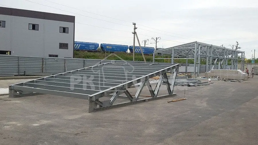 ПК «Веста» объявляет о монтаже быстровозводимого склада индивидуальных вещей в г. Рязань, Россия