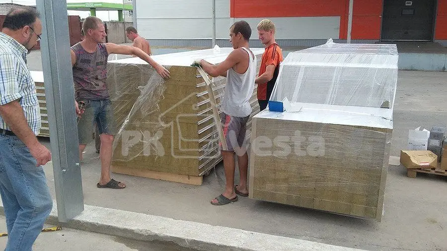 ПК «Веста» объявляет о монтаже быстровозводимого склада индивидуальных вещей в г. Рязань, Россия