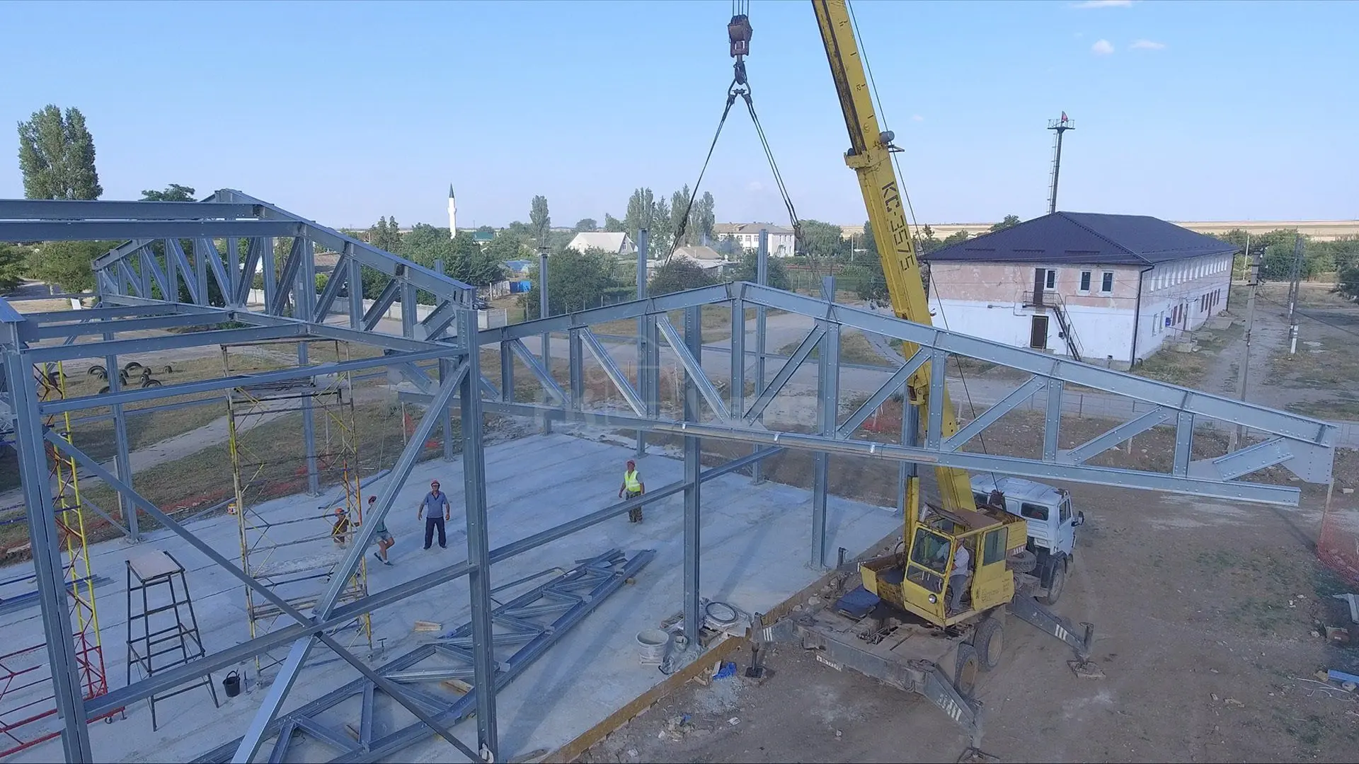 ПК «Веста» объявляет о презентации первого детского спорт зала 15 х 30 х 4.2/7 главе республики Крым в России - Сергею Аксенову