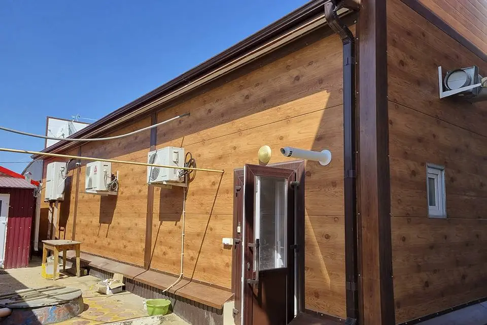 ПК «Веста» объявляет о начале монтажа быстровозводимого кафе 8 х 15 х 5.4 из ЛСТК с необычным дизайном в г. Элиста, Россия