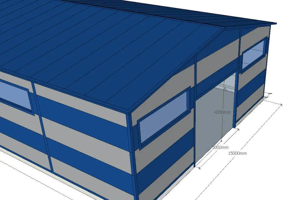 Завод ПК Веста объявляет о заказе быстровозводимого склада 15 х 52 х 6 для хранения изделий из ПНД в г. Домодедово, Россия