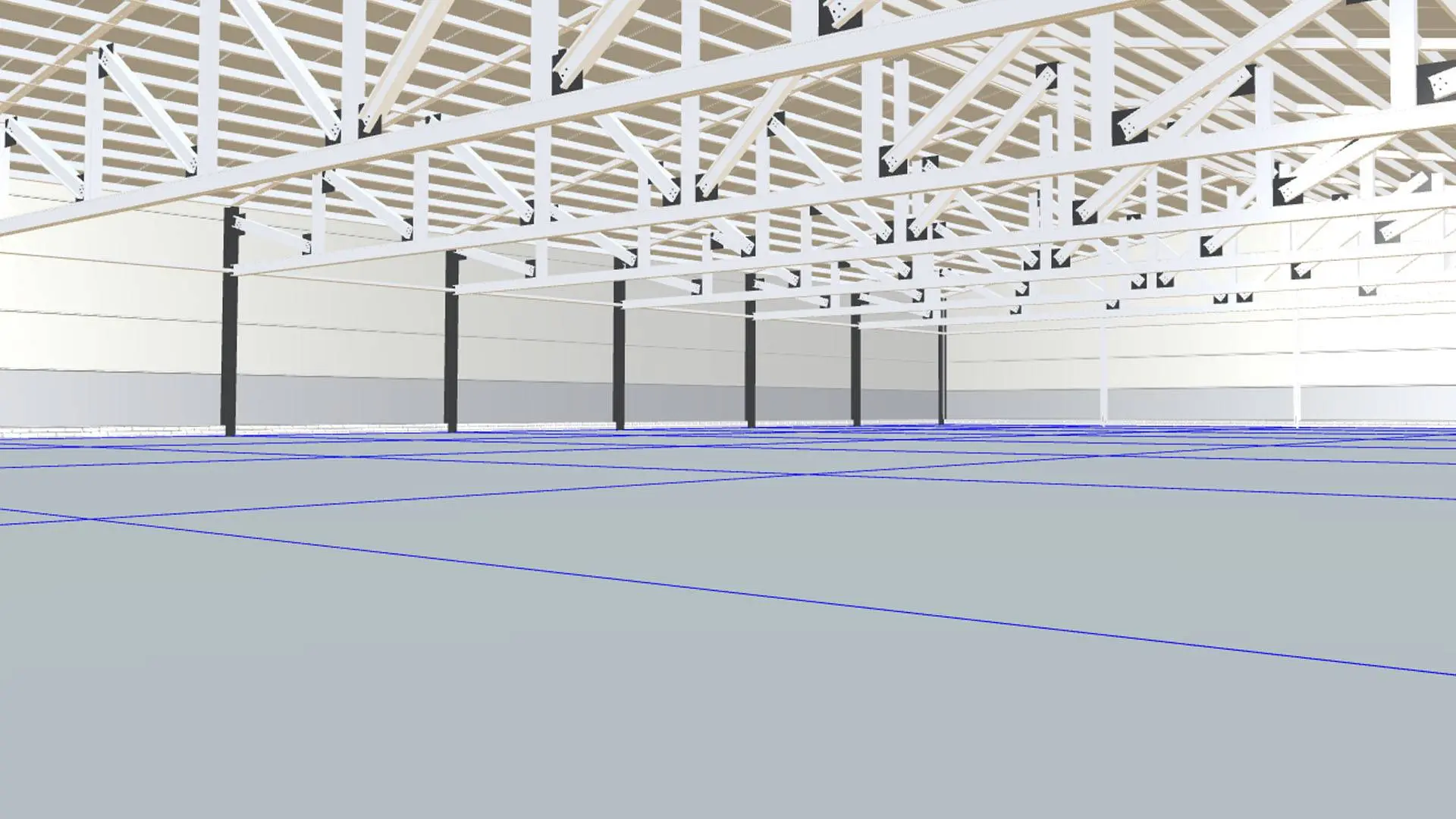 Завод ПК Веста объявляет о заказе быстровозводимого склада 30х48х4 для хранения пиломатериалов в г. Вязьма, Россия