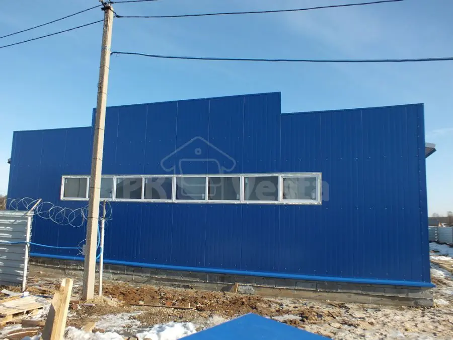 ПК «Веста» объявляет о завершении монтажа быстровозводимого продовольственного магазина в г. Чехов, МО, Россия