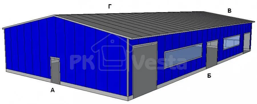 ПК «Веста» объявляет о заказе быстровозводимого склада в Туле, Россия