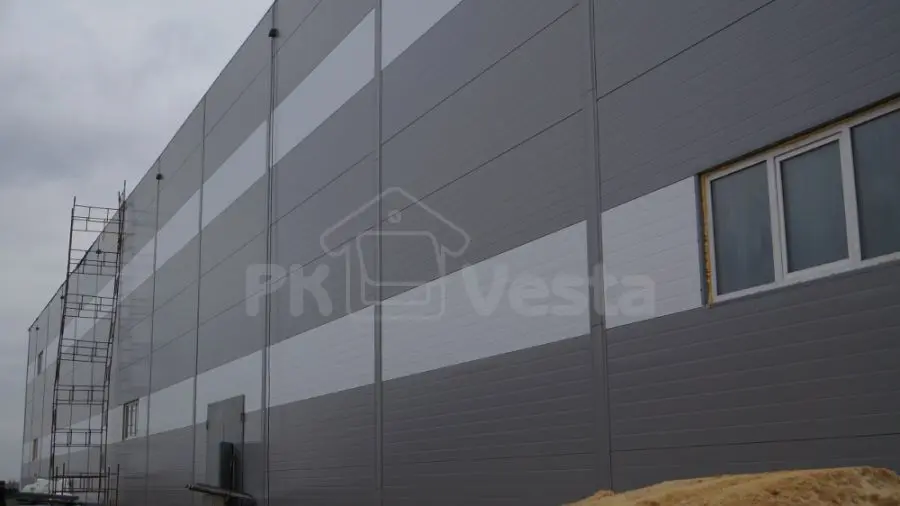 Выполнен заказ на сэндвич-панели для быстровозводимого склада