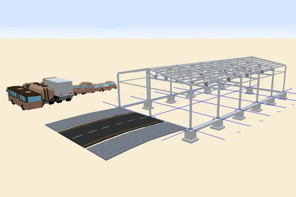 Завод ПК Веста объявляет об экспортном заказе быстровозводимого мебельного цеха с офисом 15х30х4.2 в г. Могилев, Беларусь