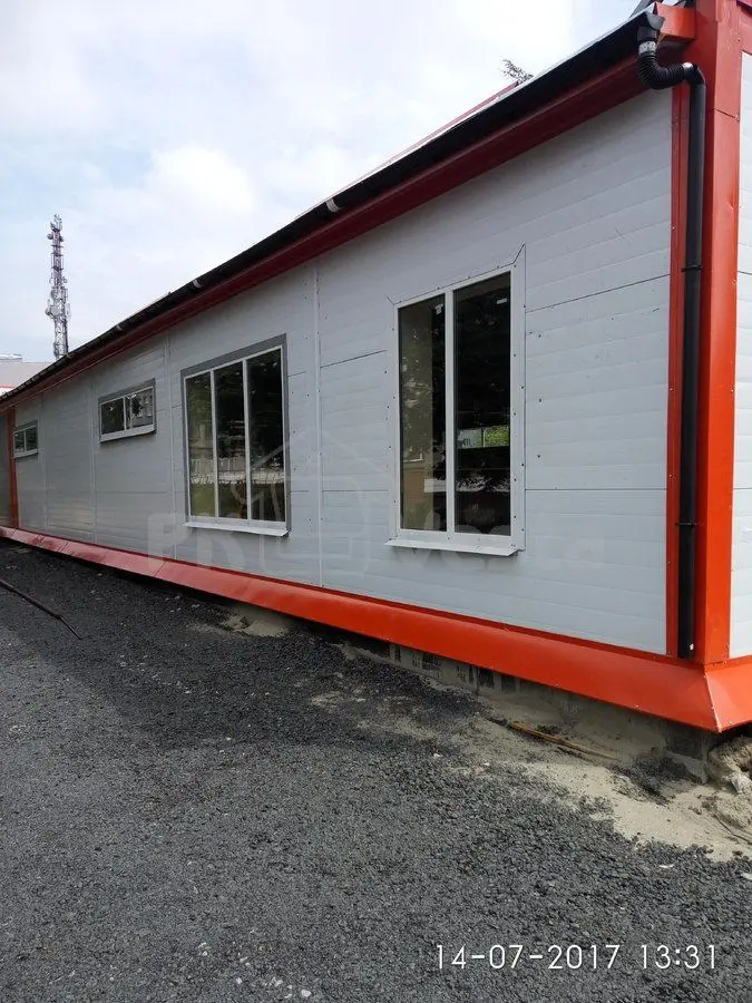 ПК «Веста» объявляет о завершении монтажа быстровозводимого офиса 11.6Ш х 27.5Д х 4.8В в г. Тула, Россия