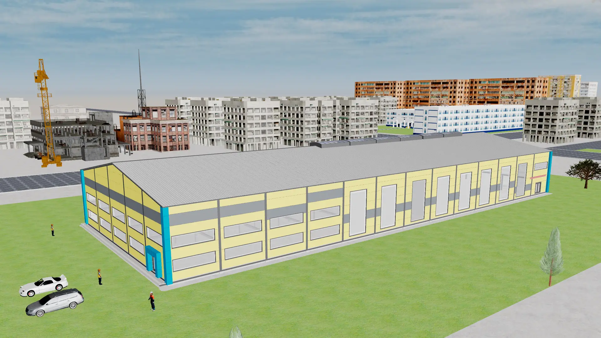 Завод ПК Веста объявляет о заказе быстровозводимой ледовой арены 30Ш х 80Д х 6В из ЛСТК в г. Ташкент, Узбекистан