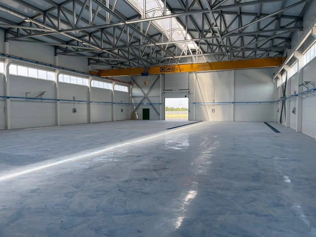 Завод ПК Веста объявляет о завершении монтажа быстровозводимого завода/офиса 24х60х8 по изготовлению солнечных батарей в г. Аксай, Казахстан