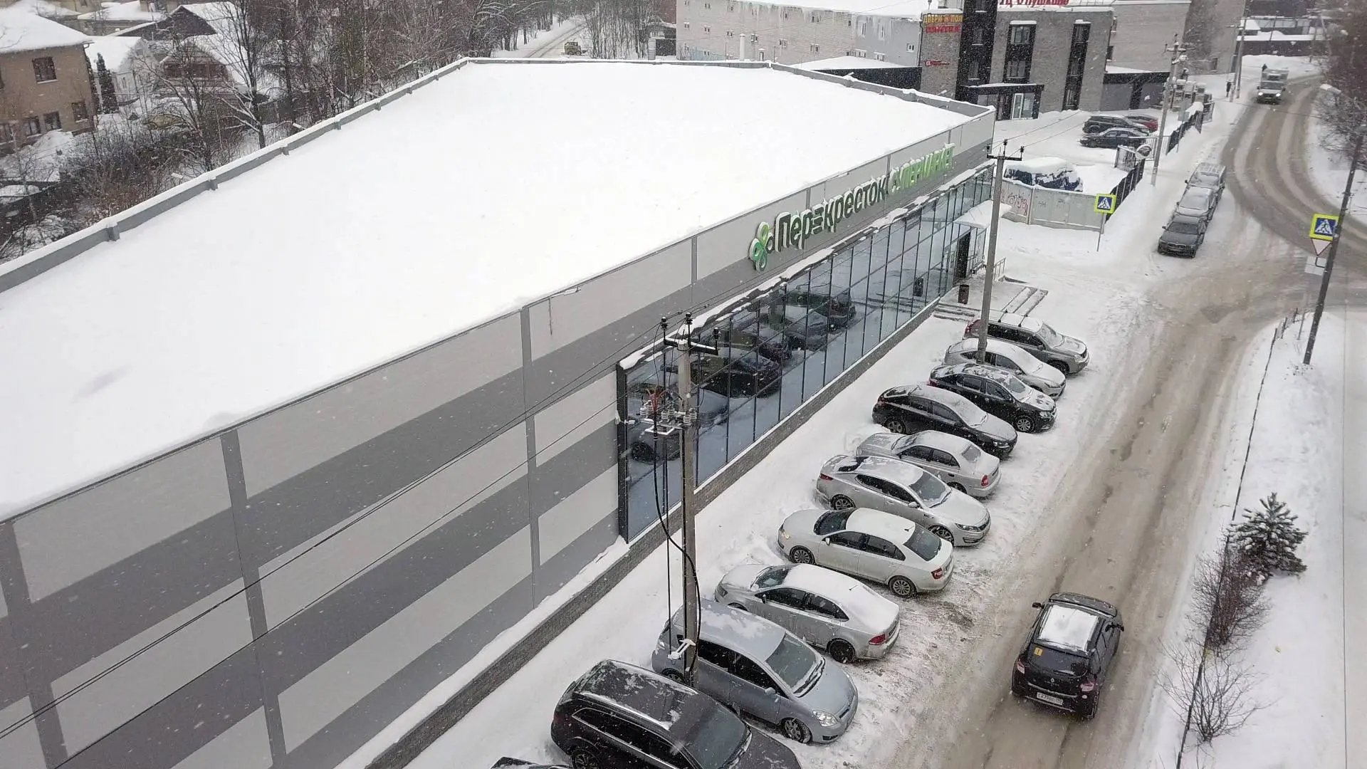 ПК «Веста» объявляет о завершение строительства быстровозводимого магазина 27 х 62 х 7.2 ПЯТЕРОЧКА в г. Пушкино, Россия