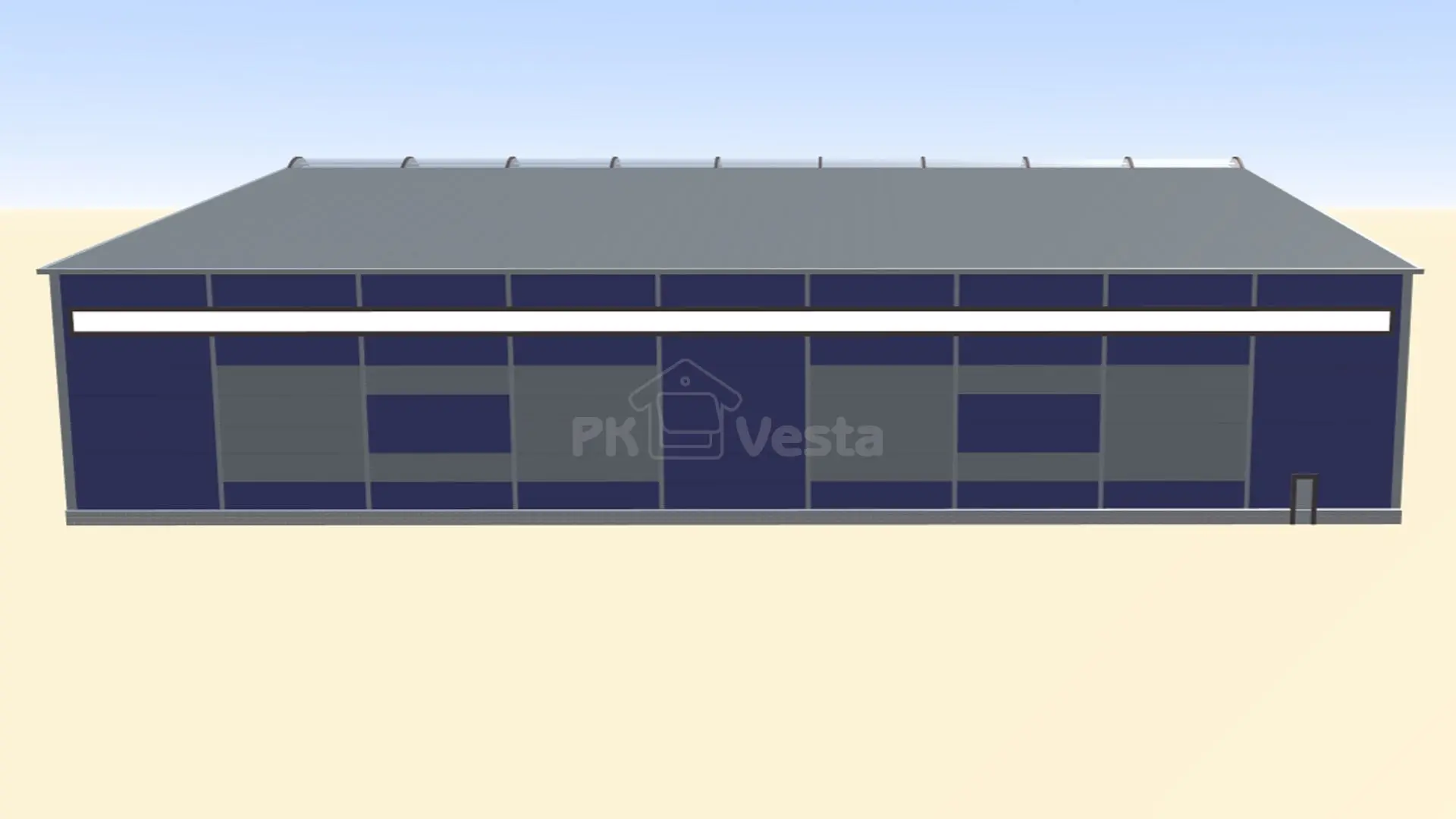 ПК «Веста» объявляет о заказе быстровозводимого склада и перерабатывающего центра 54 х 54 х 10.2 по изготовлению концентрированных соков около г. Липецк, Россия