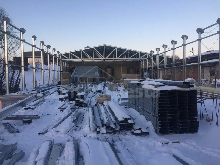 ПК Веста объявляет о завершение монтажа стальных конструкций фармацевтической фабрики в Рязанской обл., Россия