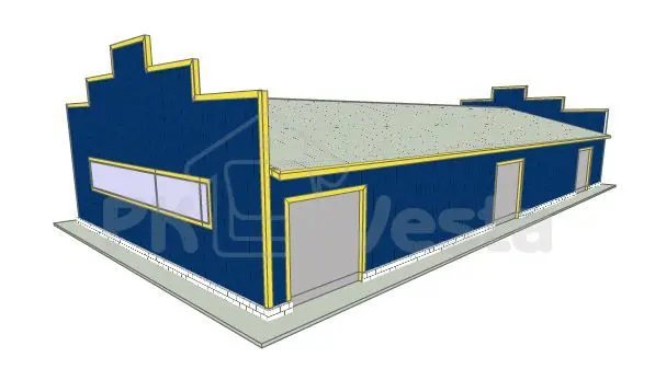 ПК «Веста» объявляет о завершении монтажа быстровозводимого продовольственного магазина в г. Чехов, МО, Россия
