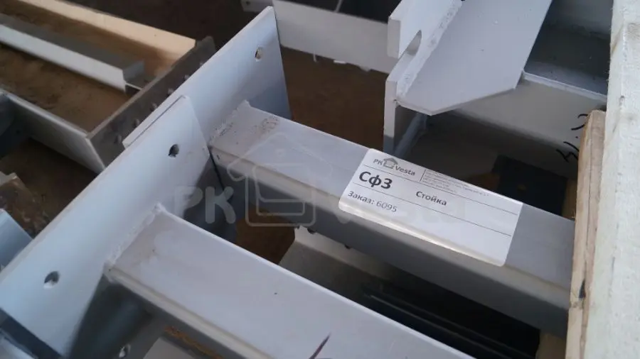 Изготовлена часть продукции для быстровозводимого склада в Московской области, Россия