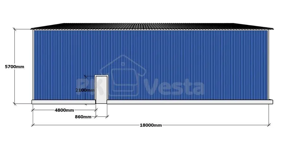 ПК «Веста» объявляет о заказе быстровозводимого склада для хранения алюминиевой упаковки в Туле, Россия